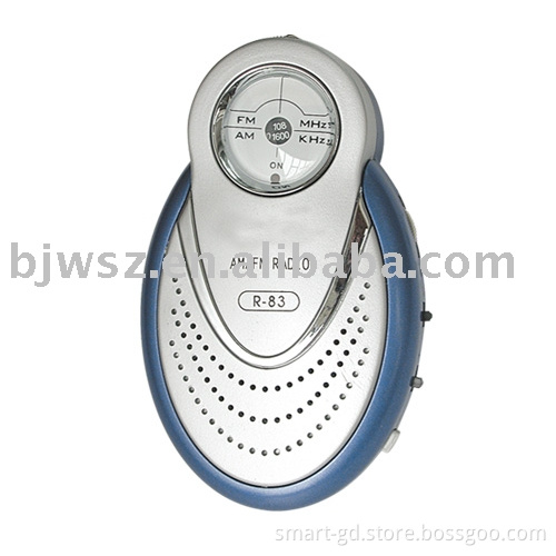 AM/FM radio with speaker